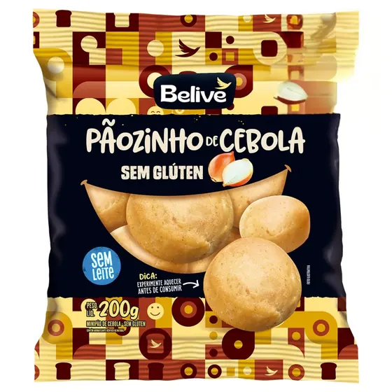 Pãozinho de Cebola sem Glúten Belive 200g