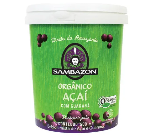 Polpa de Açaí Sambazon Original com Guaraná 900ml