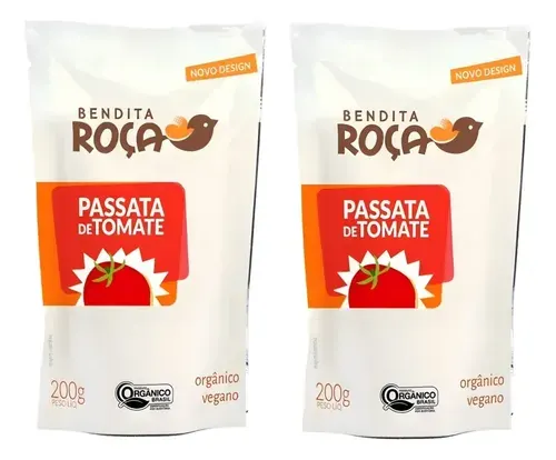 Passata de Tomate Orgânica Vegana 200g