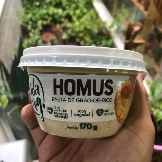 Homus de Grão-de-bico Vida Veg 170g