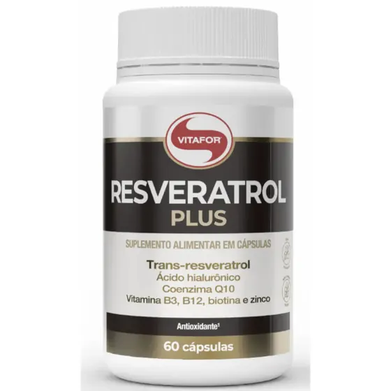 Resveratrol Plus Vitafor 60 cápsulas 1000mg