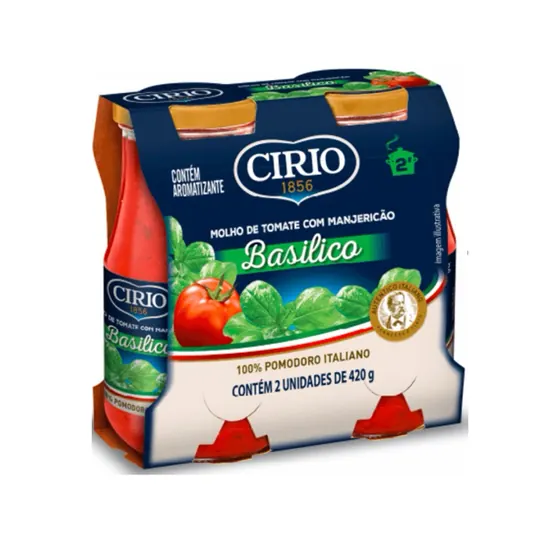 Molho de Tomate com Manjericão Cirio
