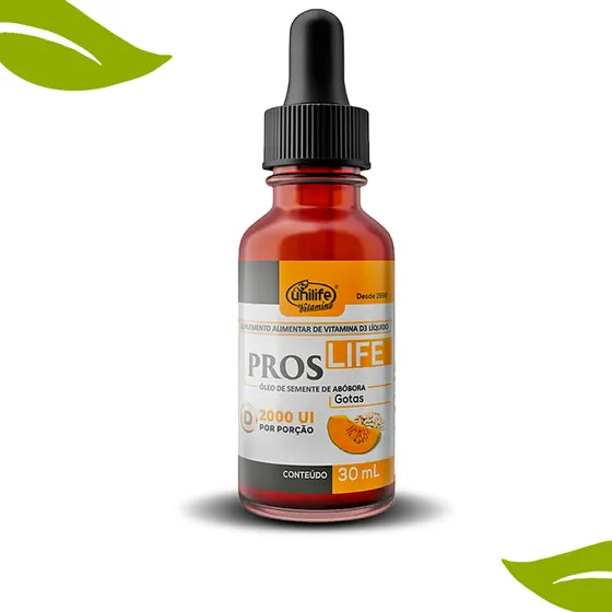 Óleo de Semente de Abóbora com D3 em Gotas Unilife 30ml