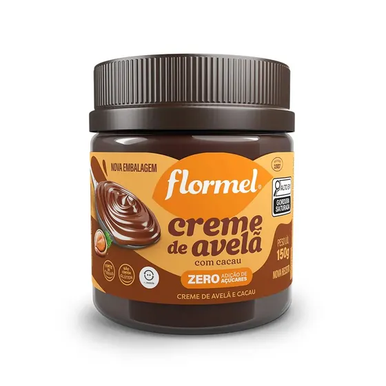 Creme de Avelã com Cacau Zero Flormel 150g