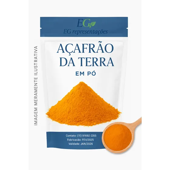 Açafrão-da-terra Cúrcuma Puro