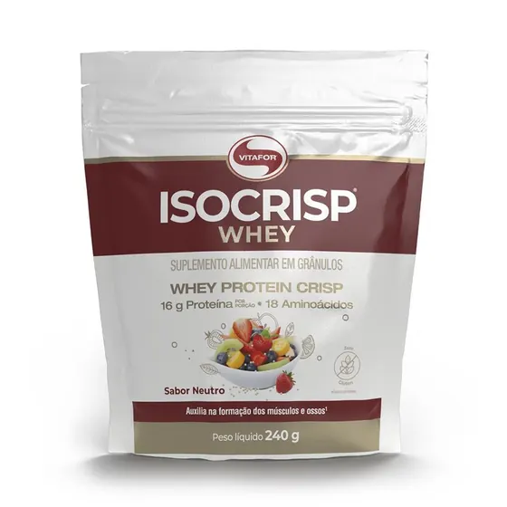 Isocrisp Whey Neutro Vitafor Pouch 240g