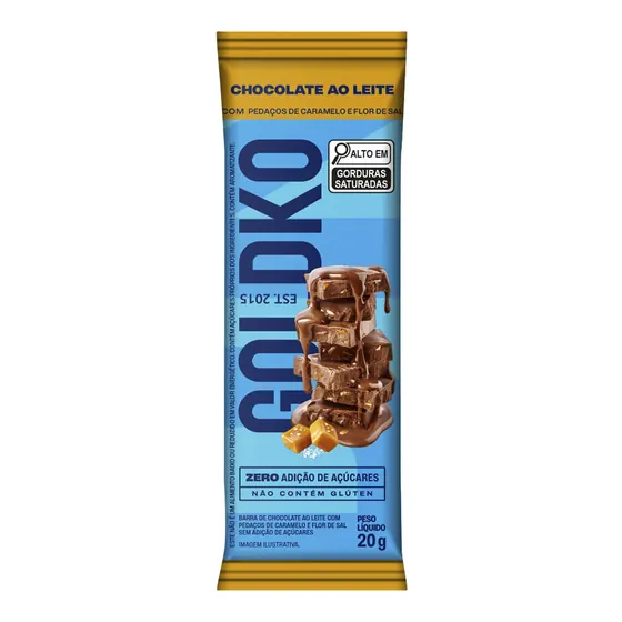 Chocolate com Caramelo e Flor de Sal Goldko