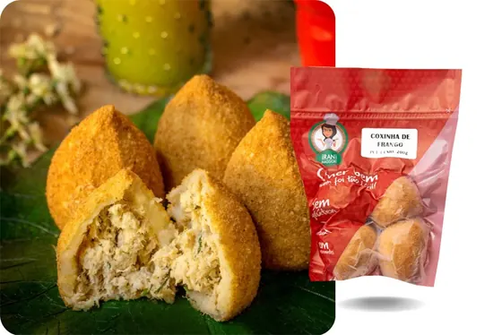 Coxinha de Frango sem Glúten