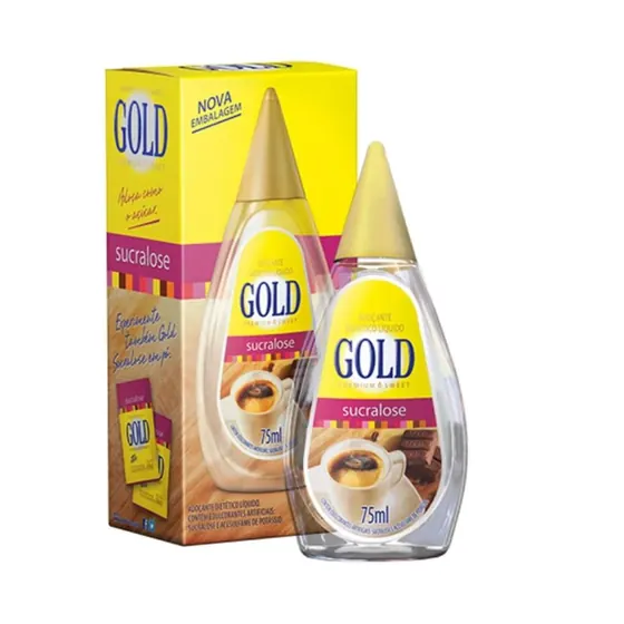 Adoçante Líquido Gold Sucralose 75ml