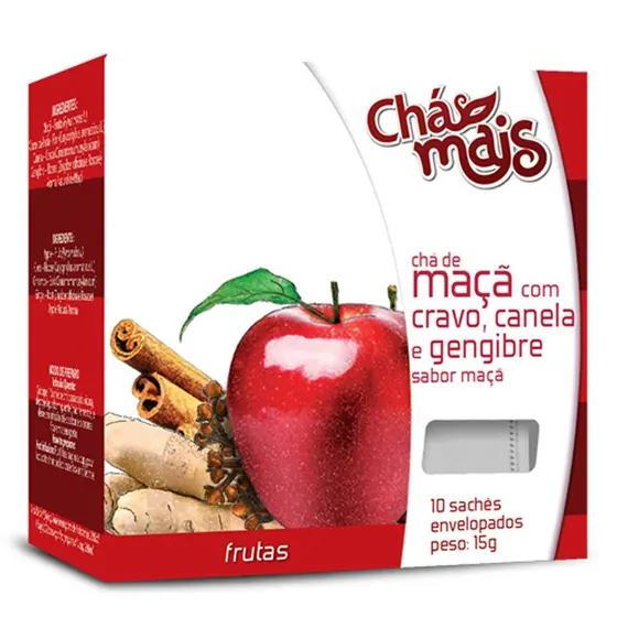 Chá de Maçã com Cravo, Canela e Gengibre Chámais 15g