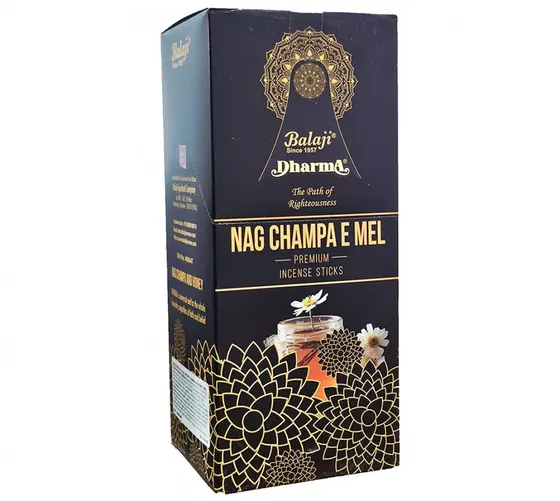 Incenso Nag Champa e Mel Dharma