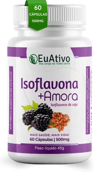 Amora com Isoflavona 500mg 60 Cápsulas