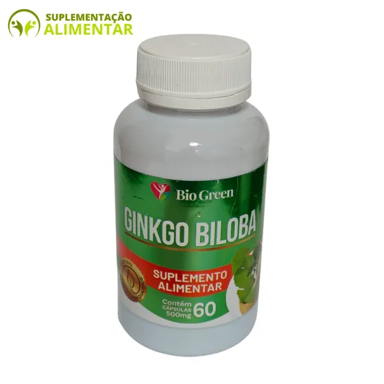 Ginkgo Biloba 500mg 60 Cápsulas