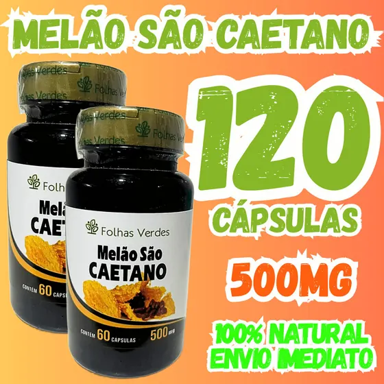 Melão-de-são-caetano 500mg 60 Cápsulas