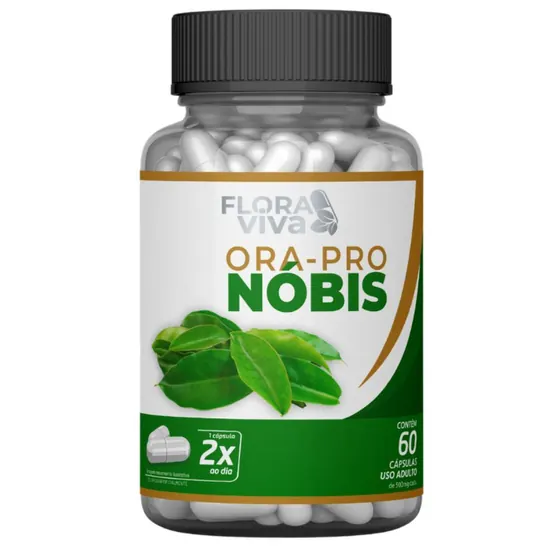 Ora-pro-nóbis 500mg 60 Cápsulas