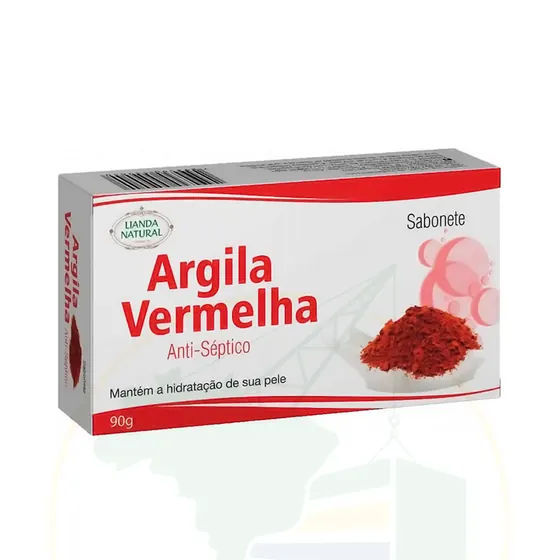 Sabonete Natural de Argila Vermelha 90g