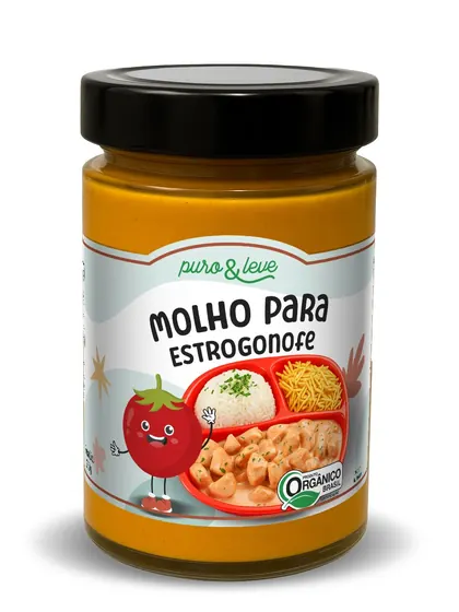 Molho Estrogonofe Infantil Orgânico 200g