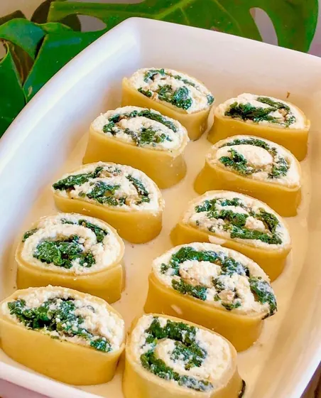 Rondelli de Espinafre com Ricota