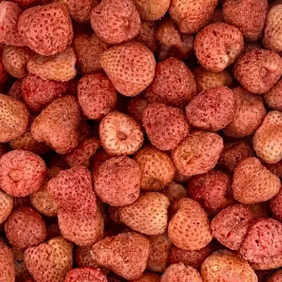 Chips de Morango Liofilizado