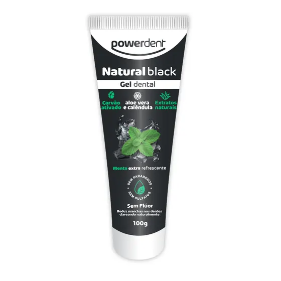 Gel Dental Natural Black 100g