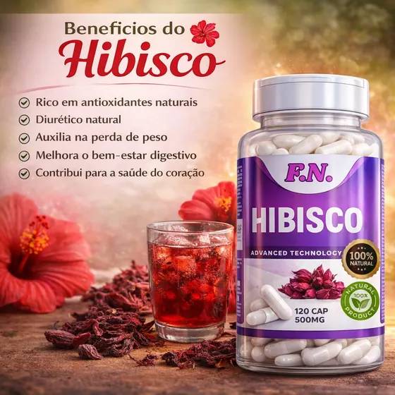 Hibisco 120 Cápsulas