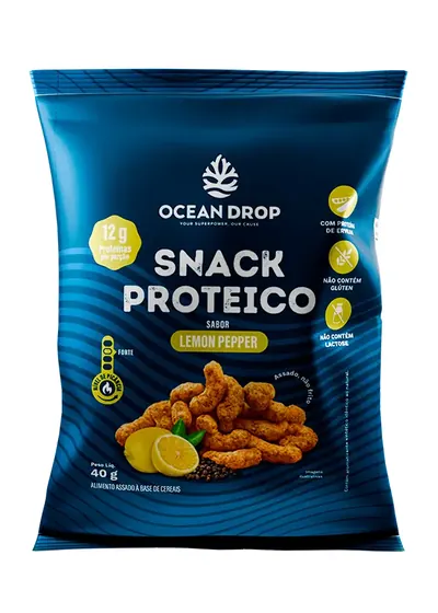 Snack Proteico Lemon Pepper Ocean Drop 40g