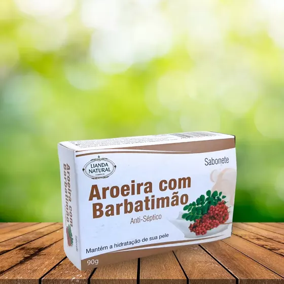 Sabonete Natural de Aroeira com Barbatimão 90g