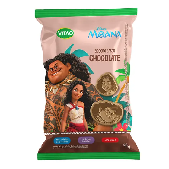 Biscoito Moana Chocolate sem Glúten Vitao 40g