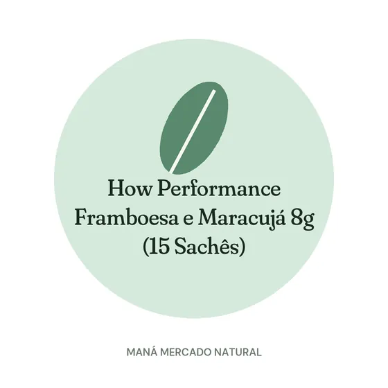 How Performance Framboesa e Maracujá 8g (15 Sachês)