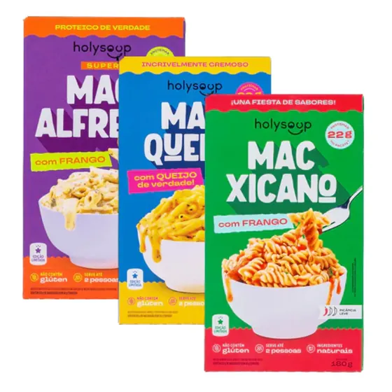 Macarrão Caipira com Frango Holy Foods 115g