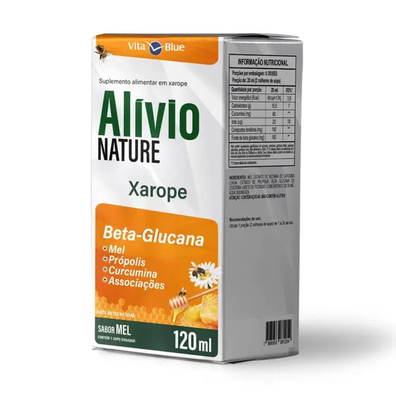 Alívio Nature Spray Sabor Mel Vita Blue 30ml
