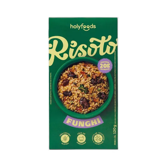 Risoto de Funghi Holy Foods 120g