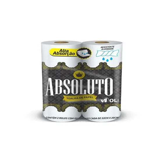 Papel Toalha Absoluto 120 Folhas