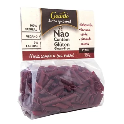 Penne de Banana Verde Gourmet Casarão Sem Glúten 300g