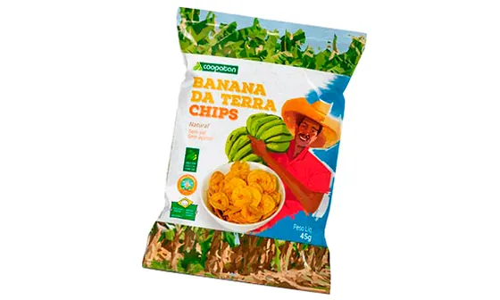 Chips de Banana-da-terra Sun Valley
