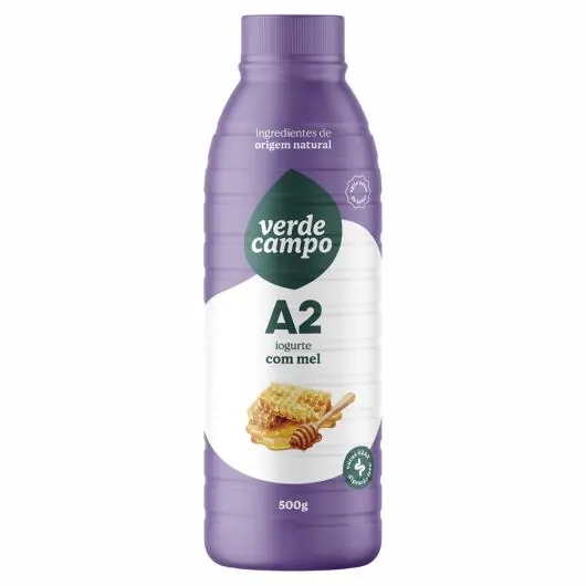 Iogurte A2 Integral 2 Ingredientes Verde Campo 500g