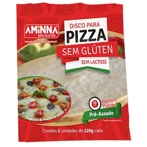 Massa de Pizza sem Glúten Vegana Aminna 240g