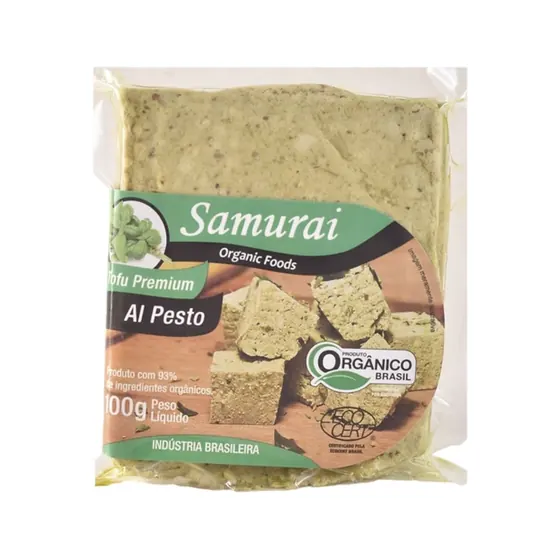 Tofu Orgânico ao Pesto Samurai 100g
