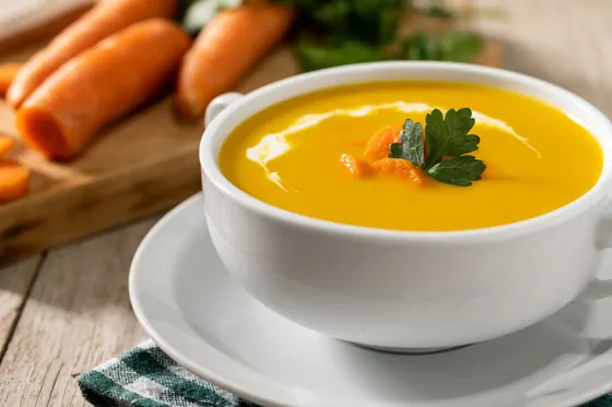 Sopa Vegana de Cenoura