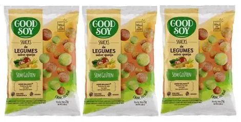 Snack de Soja Legumes e Queijo Belive 25g