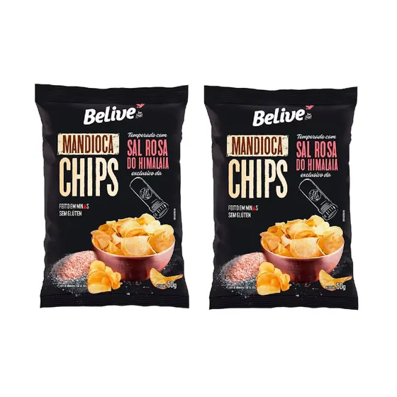 Chips de Mandioca Doce Sun Valley 50g