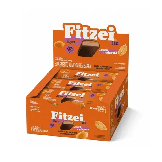 Barra de Proteína Fitzei Paçoca 40g