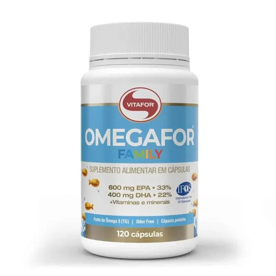 Omegafor Family Vitafor 120 cápsulas 500mg