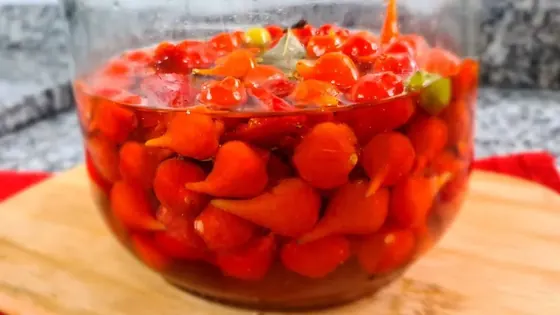 Pimenta Biquinho em Conserva