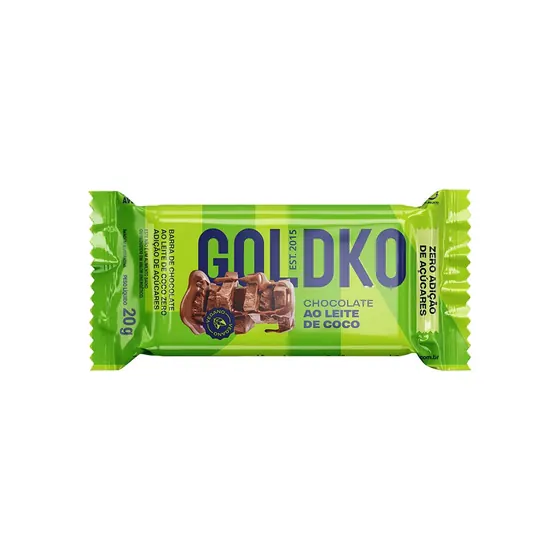 Barra de Chocolate ao Leite Goldko 20g