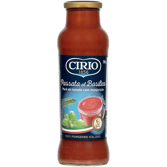 Molho Passata com Manjericão Cirio 700g