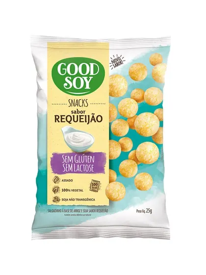 Snack de Soja Requeijão Belive 25g