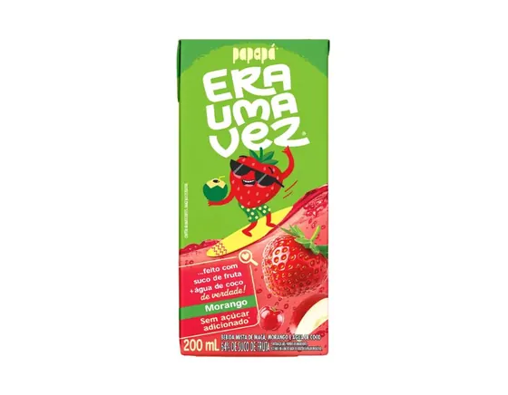Suco de Morango Papapá Era uma Vez 200ml