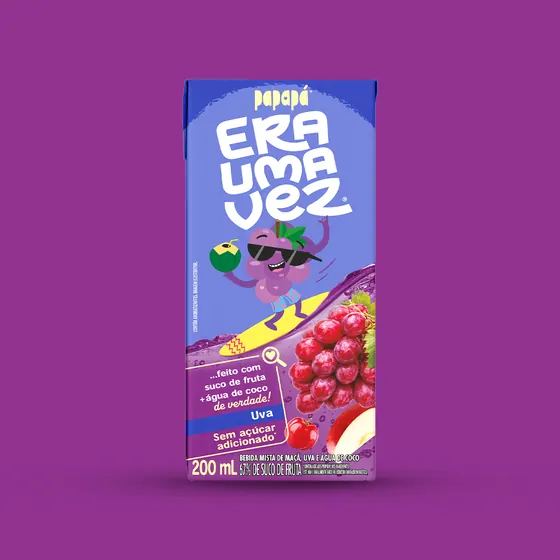 Suco de Uva Papapá Era uma Vez 200ml