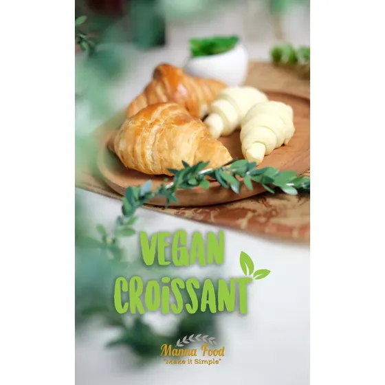 Mini Croissant Plant Based Pop Vegan 5 Unidades